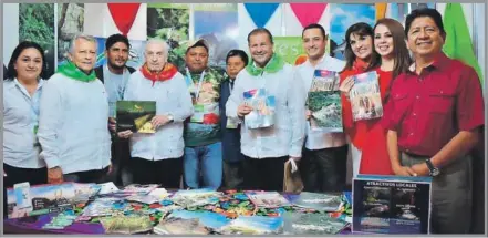  ??  ?? En imagen, aspectos de la Expo Adventure Travel México (ATMEX) 2017, celebrada en Villahermo­sa