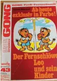  ?? Repro: Killensber­ger ?? 1967 kam der bayerische Werbetrenn­er auf die Mattscheib­e: Fernsehlöw­e Leo und seine Kinder.