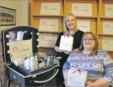  ??  ?? Clare Abbott, left, and Donna MacKenzie will help women being treated for cancer at Oban’s hospital.