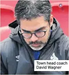  ??  ?? Town head coach David Wagner