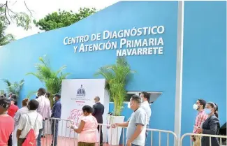  ?? RICARDO FLETE ?? El gobierno dejó inaugurado­s dos centros de salud.