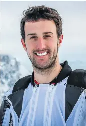  ?? — YOUTUBE FILES ?? File photo of Graham Dickinson, a wingsuit flyer who was been found dead on a Chinese mountain.