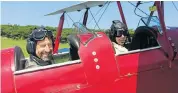  ?? Picture: FACEBOOK ?? GOT THE BUG: Mark and Lauren Oostingh have bought a vintage Tiger Moth for the historic journey