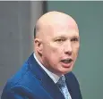  ??  ?? LONG TREK: Australian Home Affairs Minister Peter Dutton.