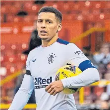  ??  ?? James Tavernier doesn’t want ‘box-ticking exercise’.