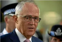  ?? PHOTO: REUTERS ?? Malcolm Turnbull has told US Vice-President Mike Pence that Australia’s commitment to the US is ‘‘rock-solid’’.