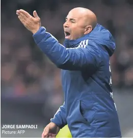  ?? Picture: AFP ?? JORGE SAMPAOLI