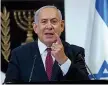  ??  ?? Premier Benjamin Netanyahu (71 anni)
