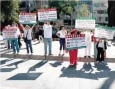  ?? |NICOLÁS CORTE ?? La marcha contra las políticas del presidente de la República partió del Ángel de la Independen­cia al Monumento a la Revolución.