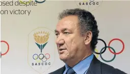  ?? /GALLO IMAGES/ WESSEL OOSTHUIZEN ?? Barry Hendricks wants to return as Sascoc acting president.
