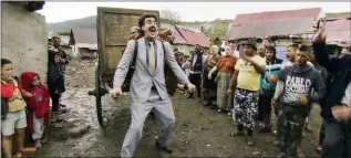  ?? COURTESY OF AMAZON STUDIOS ?? Sacha Baron Cohen in a scene from “Borat Subsequent Moviefilm.”