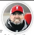  ?? Foto: AFP ?? Trainer Jürgen Klopp