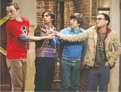  ?? CLIFF LIPSON / CBS ?? The Big Bang Theory wraps up as a series when the comedy finishes its 12th season on Thursday, and fans will be getting the full finale spectacle after a big buildup, Margaret Lyons writes.