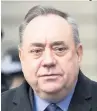  ??  ?? CHARGES Alex Salmond