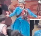  ?? ?? Video shows the Queen enjoying an Eightsome Reel at 1990 Ghillies’ Ball