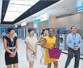  ??  ?? Chinese whispers: Public protector-designate Busisiwe Mkhwebane, aka Meng Xi, impressed Beijing journalist­s with her smile and style