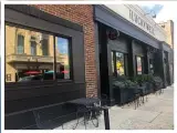  ??  ?? Above: Restaurant­s in downtown Ambler add outdoor seating.