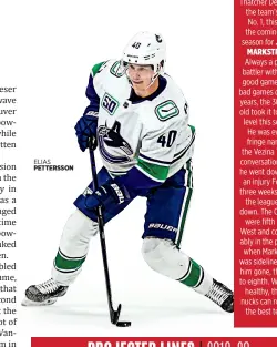  ??  ?? ELIAS PETTERSSON