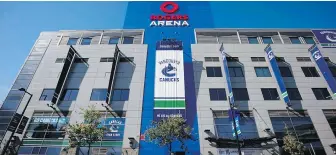  ?? CP ?? Rogers Arena, home of the Vancouver Canucks, is one of the possible locations the NHL has zeroed in on to host playoff games if it can return amid the coronaviru­s pandemic. No decision has been made yet.