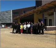  ?? SUBMITTED PHOTO ?? Avon Grove School District administra­tors gather in front of the new Avon Grove High School.