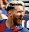 ??  ?? MESSI two more goals