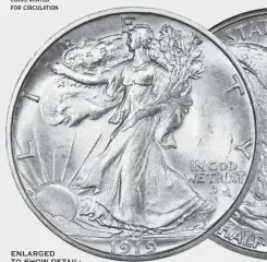  ?? ?? SILVER: one of the last silver coins minted for circulatio­n