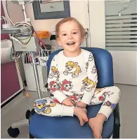  ?? ?? Cancer battle Four-year-old Calum Rae