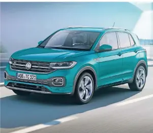  ??  ?? Der T-Cross ist die praktische, coole und vielseitig­e Ergänzung des SUV-Programms von Volkswagen.