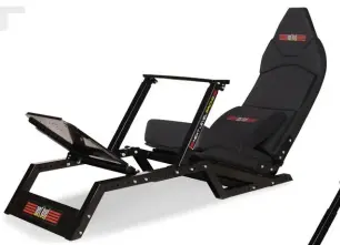  ??  ?? This rig can be configured in multiple seating and pedal positions