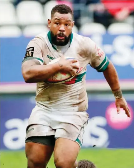  ??  ?? The long wait: Steffon Armitage was back for Pau after eight months out
