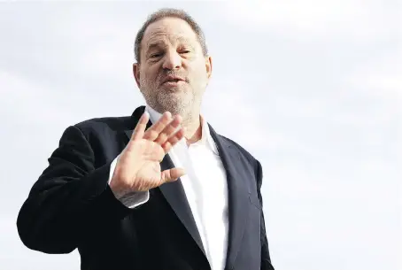  ?? GETTY IMAGES/FILES ?? Harvey Weinstein’s sexual assault and harassment allegation­s have encouraged some parents to address the topic with their kids.