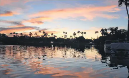  ?? RUSSELL WANGERSKY/SALTWIRE NETWORK ?? November sunset in Phoenix.