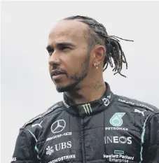  ??  ?? Mercedes’ Lewis Hamilton.