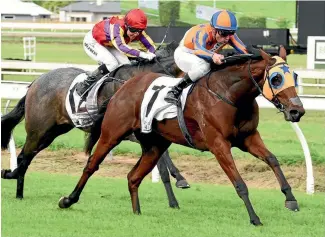  ?? PHOTO: RACE IMAGES ?? Melody Belle took out the Manawatu Sires Produce Stakes on her way to becoming last season’s champion two-year-old.