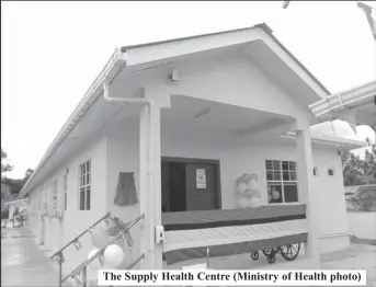  ?? ?? The Supply Health Centre (Ministry of Health photo)