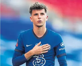  ??  ?? Chelsea youngster Mason Mount