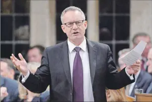  ?? CP FILE PHOTO ?? Federal Trade Minister Ed Fast answers a question in the House of Commons in June.