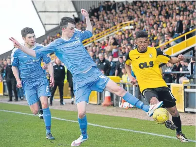  ?? Picture: SNS. ?? Jordan Austin, right, could be added to the party travelling to Livingston.