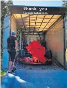  ??  ?? Below: Emerging from lockdown, Formula One has announced an initial eightrace calendar starting on July 5. Left: Kimi Raikkonen takes delivery of his 2018 race-winning Ferrari.