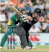  ??  ?? Big-hitting allrounder Jimmy Neesham was keen to accept an invitation to play in the World XI in Pakistan next month.