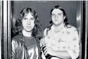  ??  ?? Heaven can wait: Meat Loaf, far right, and with songwriter and producer Jim Steinman, below. Right, the new musical
