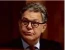  ?? ALEX BRANDON/ASSOCIATED PRESS ?? In 2017, Senator Al Franken responded to allegation­s that he had groped women.