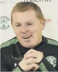  ??  ?? 0 Neil Lennon: Gordon Strachan losing his job was ‘very harsh’.