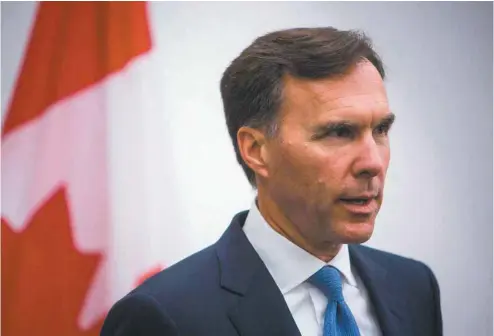  ?? BEN NELMS LA PRESSE CANADIENNE ?? Il aura fallu cinq mois au ministre Morneau pour ficeler sa réforme fiscale et calmer la tourmente.