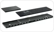  ??  ?? The tray is designed to house a Magic Keyboard with Numeric Keypad and Magic Trackpad 2