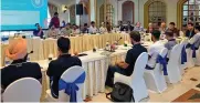  ??  ?? The annual conclave of captains and coaches of domestic teams held in Mumbai on Monday.