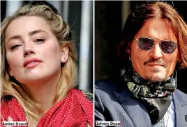  ??  ?? Amber Heard
Johnny Depp