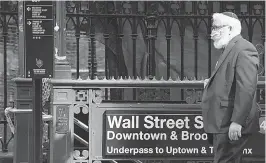  ?? [ APA/AFP/ANGELA WEISS ] ?? Die Wall Street startete am Donnerstag mit Verlusten in den Handel.
