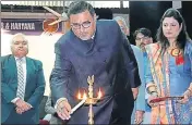  ?? HT PHOTO ?? Punjab advocate general Atul Nanda inaugurati­ng the twoday workshop in Amritsar on Sunday.