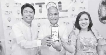  ?? ?? IN the photo are, from left, Atty. Orly Ocampo, UTOL, Head Legal Department; Rolando Maningas, CEO and Chairman of the Board, UTOL and Rosalie Del Rosario Maningas, General Manager, UTOL.